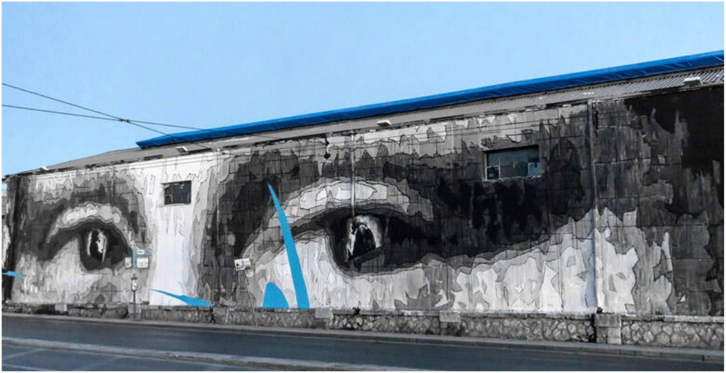 Leonardo Da Vinci – Athens – graffiti – INO