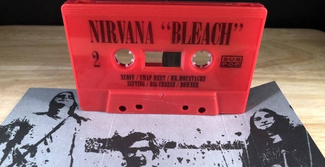 red_cassette_version_of_Nirvana’s_’Bleach’_credit_Tape_Head_City